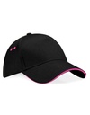 Czapka 5-panelowa Bawelniana CB15C - Black & Fuchsia