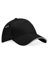 Czapka 5-panelowa Bawelniana CB15C - Black & Light Grey