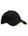 Czapka 5-panelowa Bawelniana CB15C - Black & Lime Green