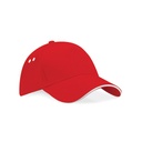 Czapka 5-panelowa Bawelniana CB15C - Classic Red & White