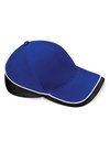 Czapka Pieciopanelowa Bawełniana Twill CB171 - Bright Royal & Black