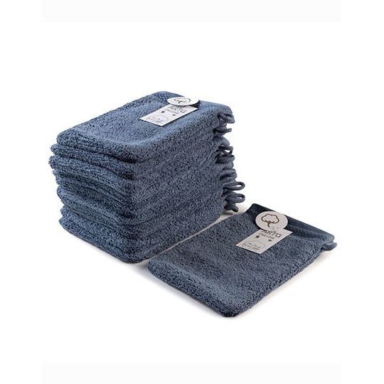 Rekawica do mycia bawelna czesana AR601 - Jeans Blue
