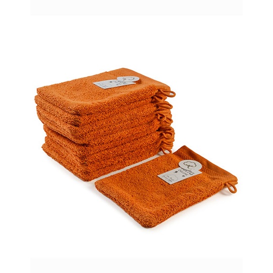 Rekawica do mycia bawelna czesana AR601 - Cinnamon