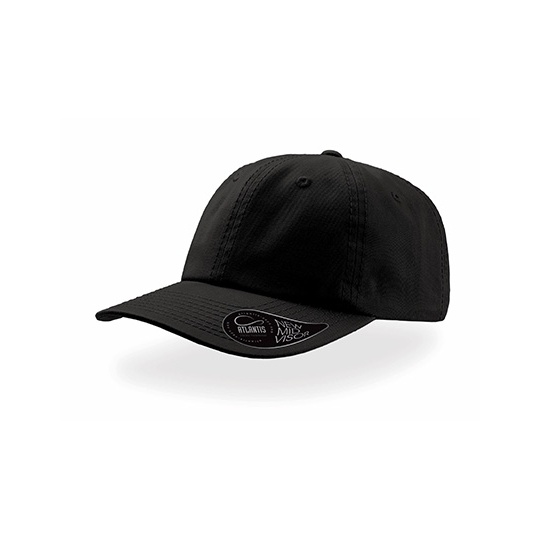 Czapka Nieusztywniona Bawelniana AT409 - Black