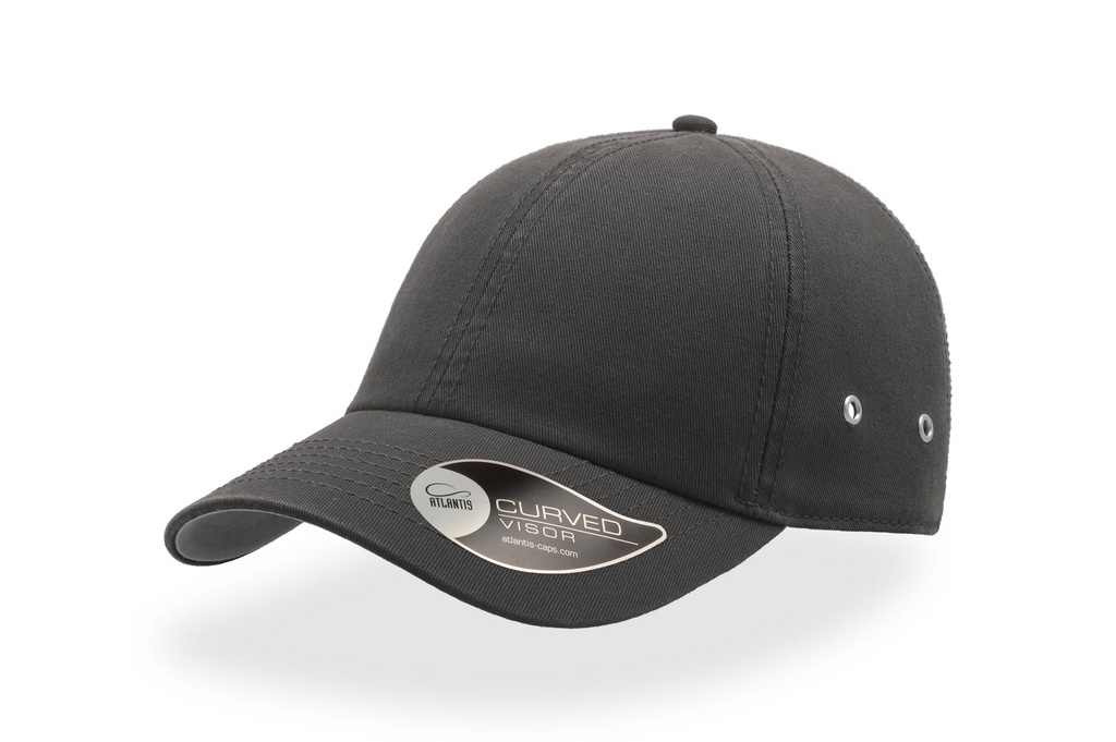 Czapka 6-panelowa Bawelna Chino AT601 - Dark Grey