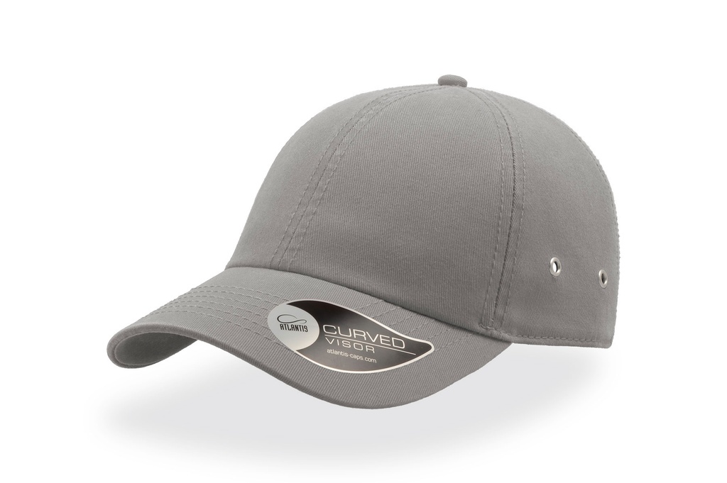 Czapka 6-panelowa Bawełna Chino AT601 - Grey