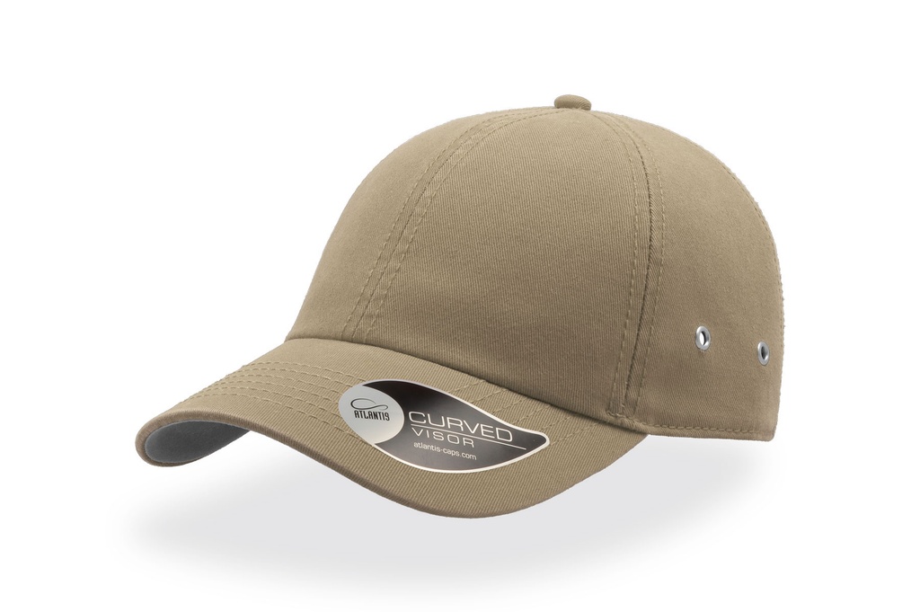 Czapka 6-panelowa Bawelna Chino AT601 - Khaki