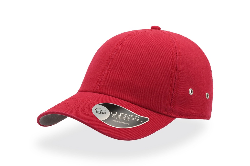 Czapka 6-panelowa Bawelna Chino AT601 - Red