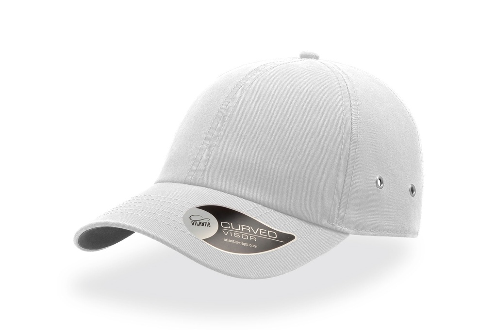 Czapka 6-panelowa Bawelna Chino AT601 - White