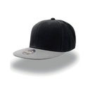 Czapka Snapback Poliester AT603 - Black & Grey