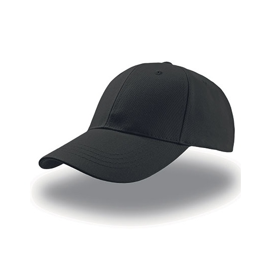 Czapka 6-panelowa Poliestrowo-Bawelniana AT608 - Black