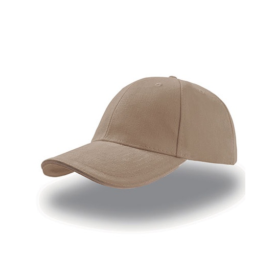 Czapka 6-panelowa Bawelniana AT610 - Khaki & Khaki
