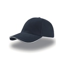 Czapka 6-panelowa Bawelniana AT610 - Navy & White