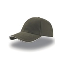 Czapka 6-panelowa Bawelniana AT610 - Olive & Natural