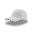 Czapka 6-panelowa Bawełniana AT610 - White & Navy