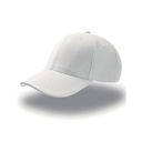 Czapka 6 panelowa Bawelniana AT612 - White & White