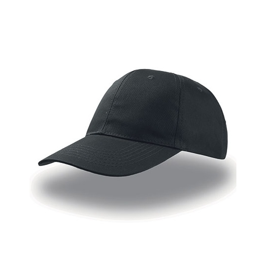 Czapka Szesciopanelowa Bawelniana AT613 - Black