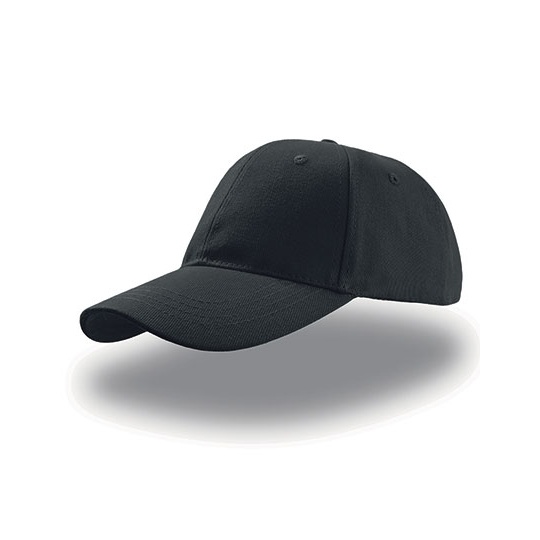 Czapka 6-panelowa Bawelniana AT614 - Black