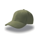 Czapka z daszkiem 6 panelowa bawełniana AT623 - Olive
