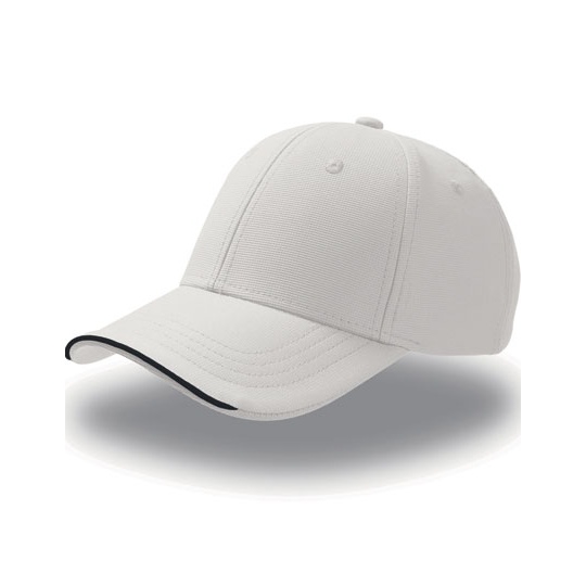Czapka Żakardowa Poliestrowa 6 Paneli AT627 - White