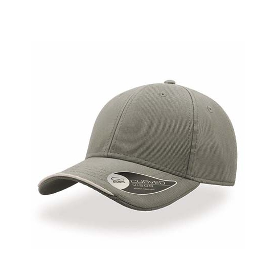 Czapka Zakardowa Poliestrowa 6 Paneli AT627 - Grey