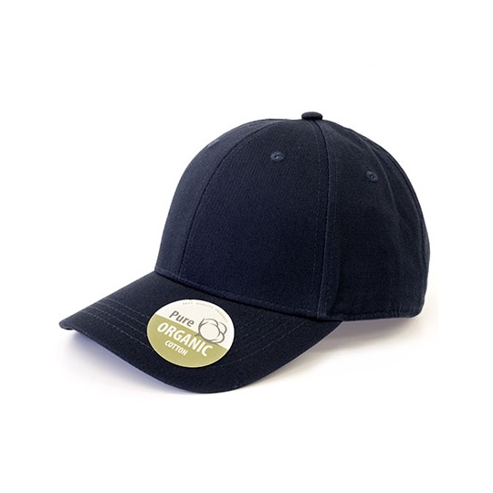 Czapka 6-panelowa Bawelna Organiczna BW7017 - Navy