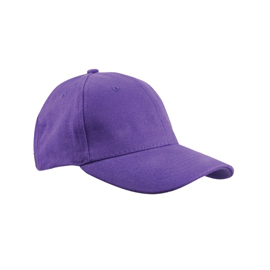 Czapka 6-panelowa Czesana Bawelna C1926 - Purple