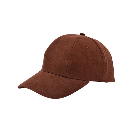 Czapka 6-panelowa Bawelniana C560 - Brown