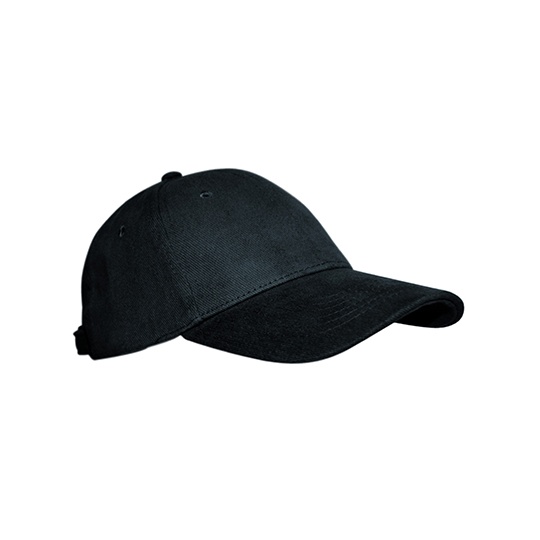 Czapka 6-panelowa Bawelniana C616 - Black