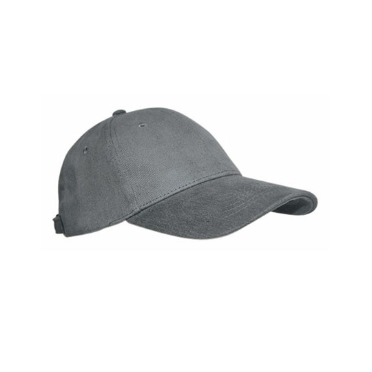 Czapka 6-panelowa Bawelniana C616 - Anthracite
