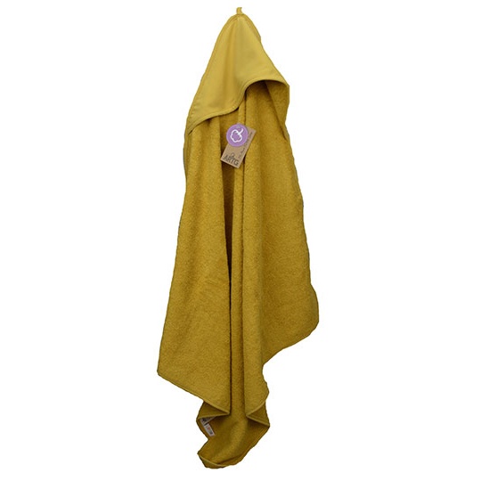 Recznik Dzieciecy z Kapturem Bawelniany AR731 - Mustard & Mustard & Mustard