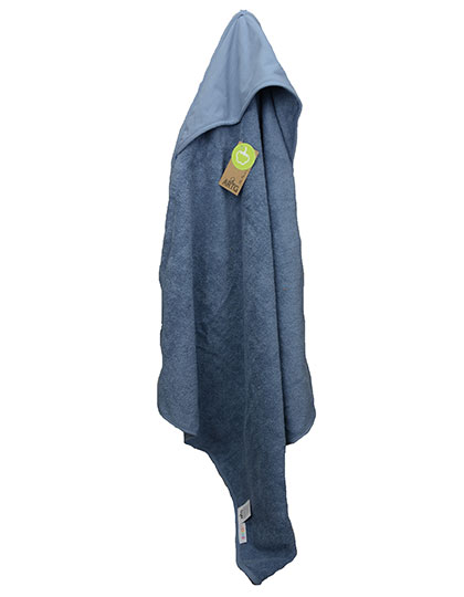 Recznik Dzieciecy z Kapturem Bawelniany AR731 - Jeans Blue & Jeans Blue & Jeans Blue