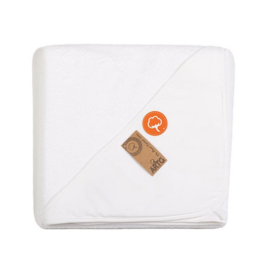 Ręcznik Dziecięcy z Kapturem Bawełniany AR732 - White