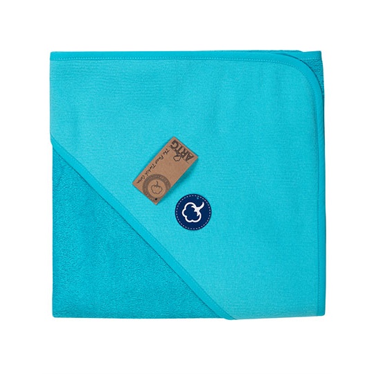 Ręcznik dziecięcy z kapturem AR732 - Aqua Blue