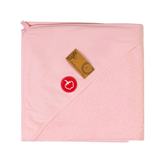 Recznik Dzieciecy z Kapturem Bawelniany AR732 - Light Pink