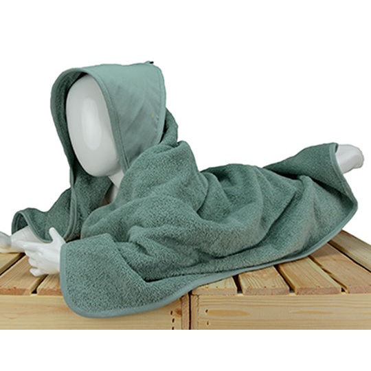 Recznik Dzieciecy z Kapturem Bawelniany AR732 - Old Green