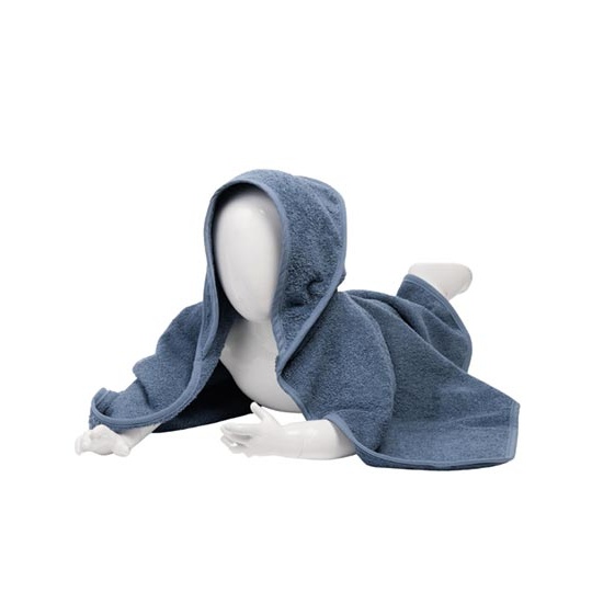 Recznik Dzieciecy Bawelniany z Kapturem ARB032 - Jeans Blue & Jeans Blue & Jeans Blue