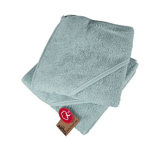 Recznik Dzieciecy Bawelniany z Kapturem ARB032 - Pastel Green & Pastel Green & Pastel Green