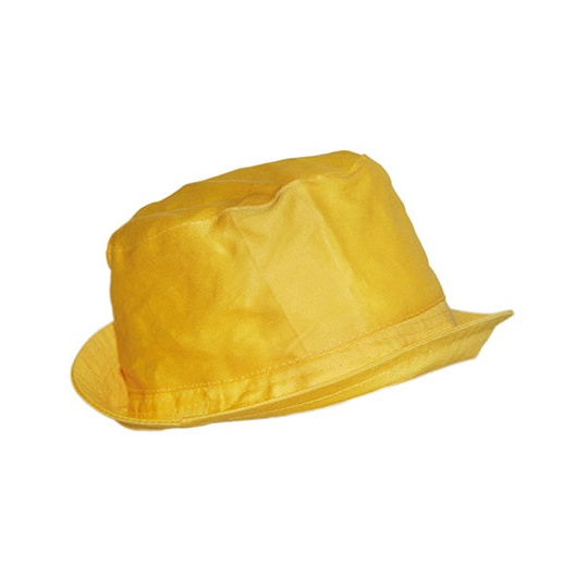 Kapelusz przeciwsloneczny z rondem C100 - Yellow