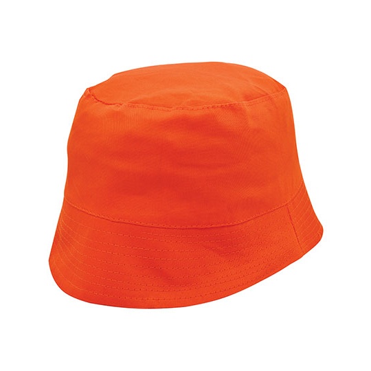 Bawełniany kapelusz przeciwsłoneczny C150 - Orange