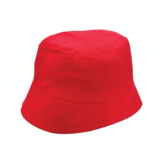 Bawełniany kapelusz przeciwsłoneczny C150 - Red