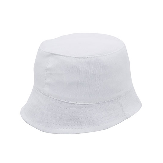 Bawełniany kapelusz przeciwsłoneczny C150 - White