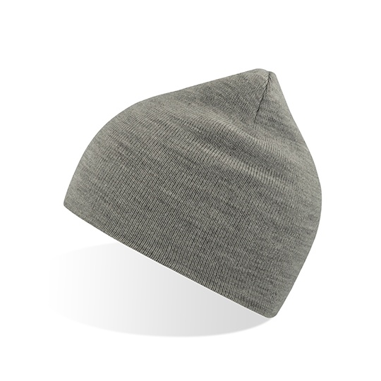 Czapka dzianinowa AT102 - Light Grey Melange