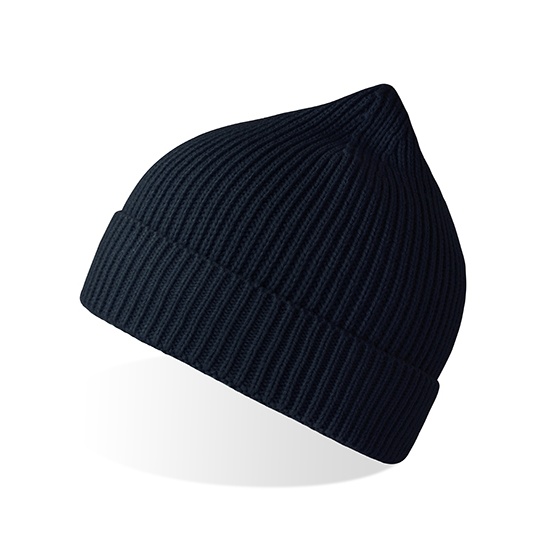 Czapka Prazkowana Z Recyklingu AT103 - Navy