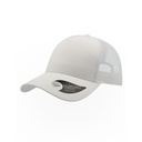 Czapka Snapback Siateczka Bawełniana AT511 - White & White