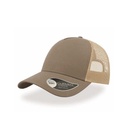 Czapka Snapback Siateczka Bawelniana AT511 - Khaki & Stone