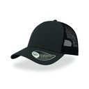 Czapka Snapback Siateczka Bawelniana AT511 - Dark Grey & Black