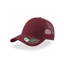 Czapka Snapback Siateczka Bawelniana AT511 - Burgundy & Burgundy