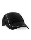 Czapka z siatkowymi wstawkami CB182 - Black