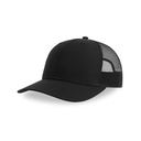 Czapka Trucker 5-Panel Poliester Recykling AT106 - Black & Black